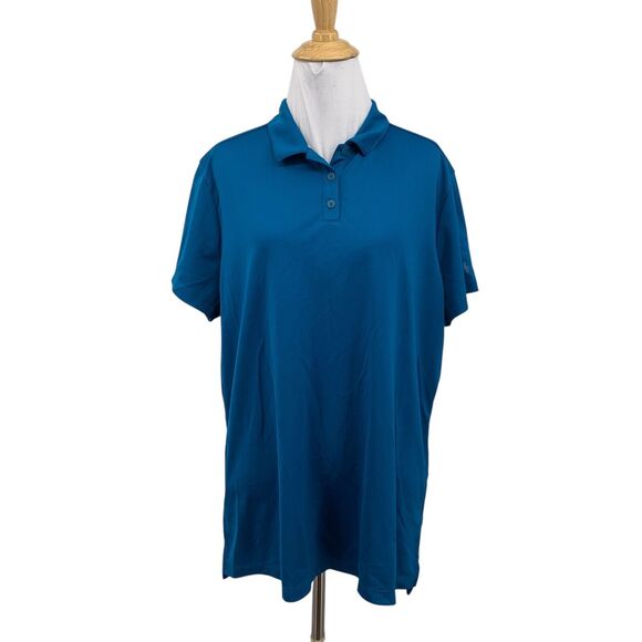 Nike Polo Shirt Womens 2XL Turquoise Golf Dry Victory Sweat Wicking Performance - Picture 1 of 12